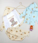 👕 خرید ۳تیکه سویشرت شلوار دخترانه | استایل شیک و راحت کودکانه