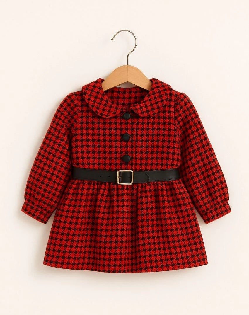 678 سارافون دخترانه یلدایی کلاهدار