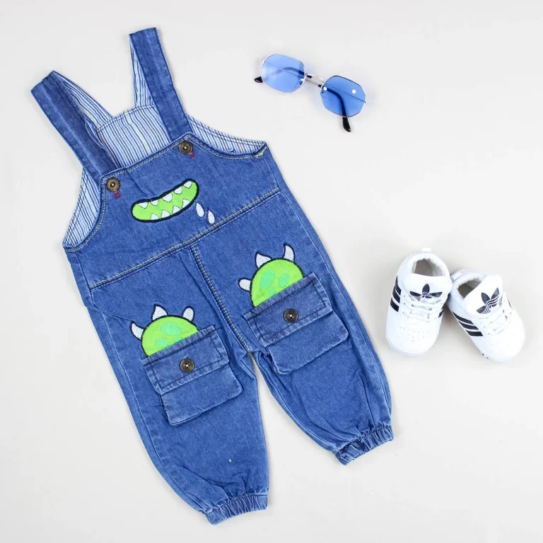 شلوار پیش بندی اسپرت لی طرح هیولا