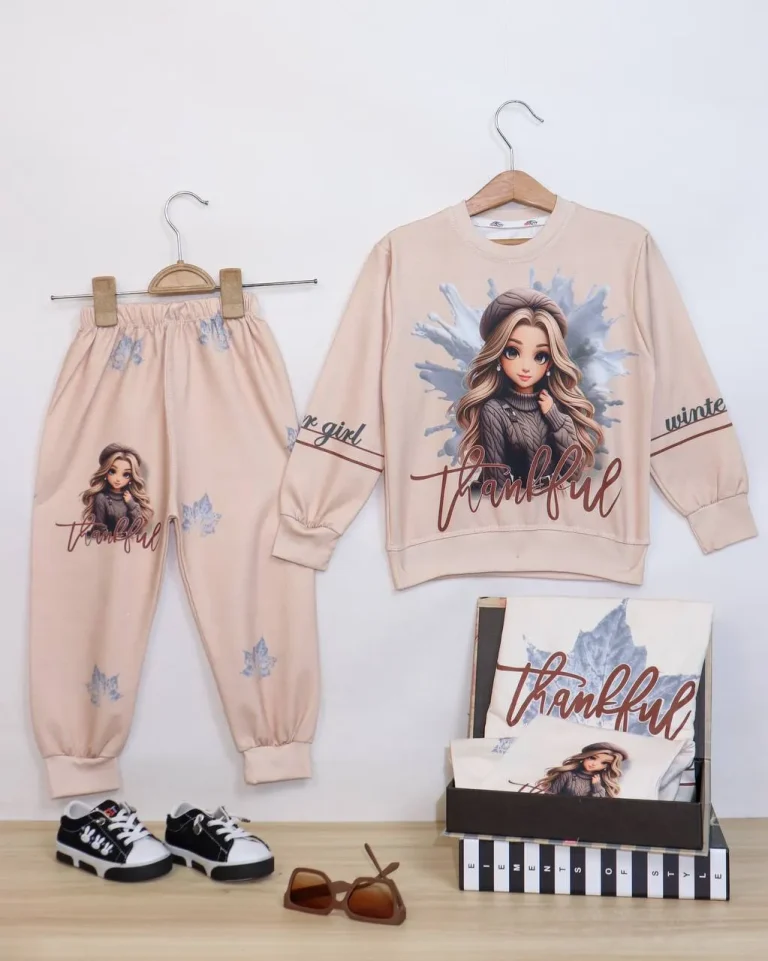 بلوز شلوار دخترانه طرح دخترک برفی - مناسب برای دختران - کد محصول [2320]