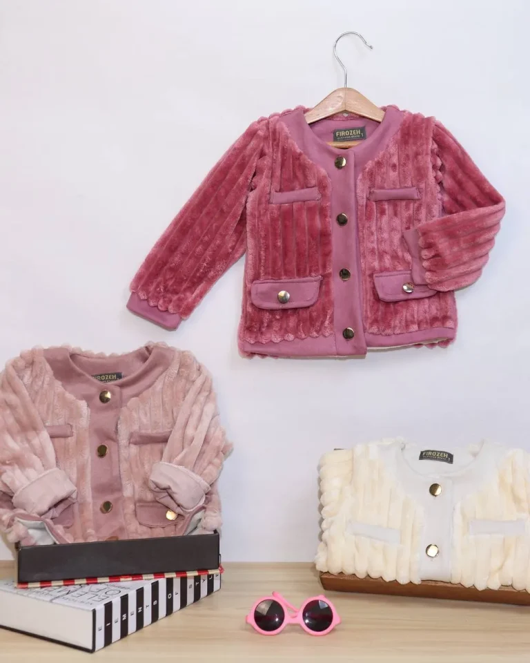 کت تک دخترانه مجلسی پولیشی - مناسب برای کودکان و نوجوانان - کد محصول [3226]