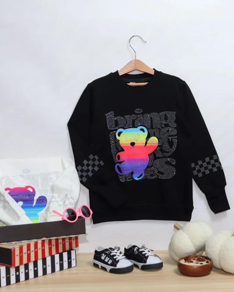 بلوز تک دخترانه نگین دار - مناسب برای دختران - کد محصول [3233]