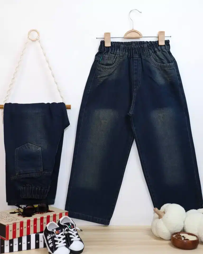 شلوار جین اسپرت بگ - مناسب برای نوجوانان - کد محصول [6358/6359]