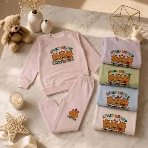 خرید بلوز شلوار دخترانه طرح Lucky Honey