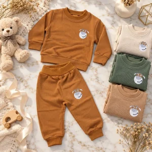 خرید و قیمت بلوز شلوار پسرانه طرح خرسی