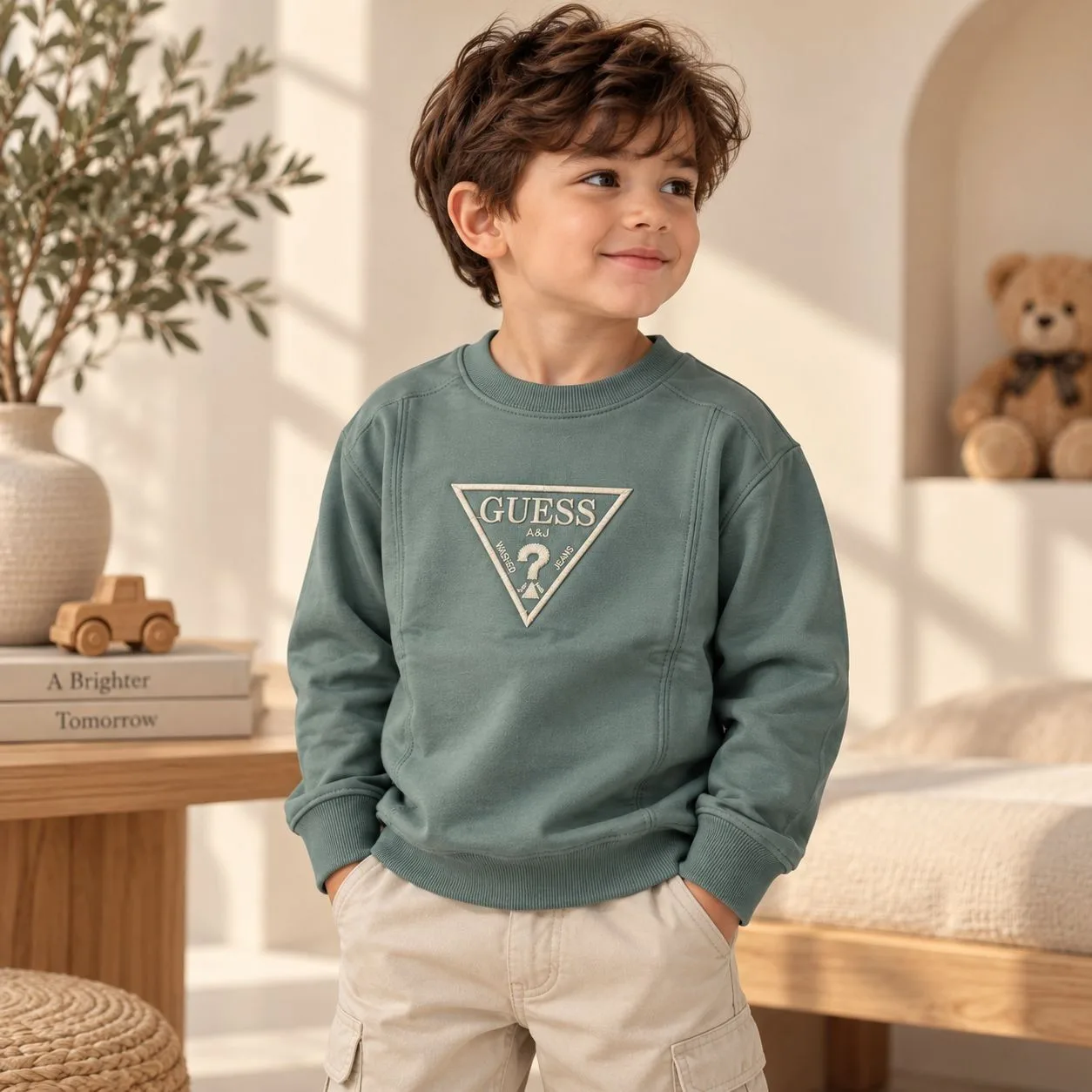 بلوز تک پسرانه طرح GUESS - بلوز تک پسرانه طرح GUESS بلوز پسرانه GUESS