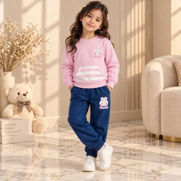 بلوز شلوار دخترانه طرح خرگوش
