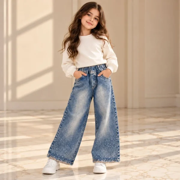 شلوار بگ دخترانه