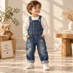 شلوار پیش بندی پسرانه