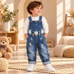 شلوار پیش بندی بچگانه پسرانه
