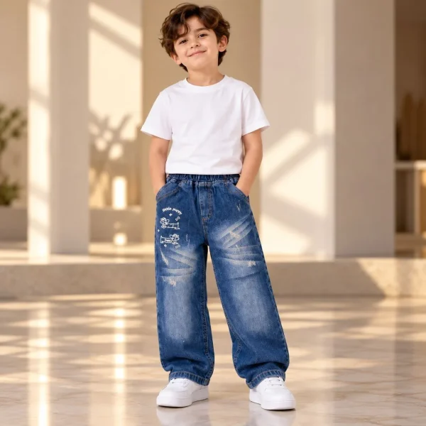 شلوار لی پسرانه