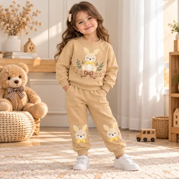 بلوز شلوار بچگانه طرح خرگوش