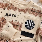 بلوز تک پسرانه طرح allo - تصویر 3