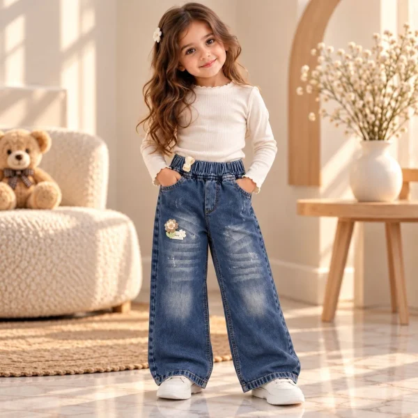شلوار بگ دخترانه بچگانه