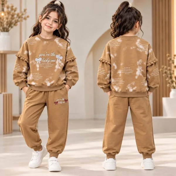 بلوز شلوار دخترانه پنبه ای